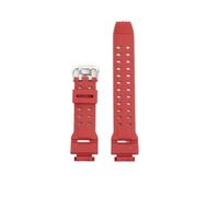 HASGTFM Silicone Rubber Watch Strap Resin Convex Joint Black Watchband Accessories Bracelet Fit For CASIO Fit For G-shock GW-9200 GW-9110 G-9200(B Red-S pin)