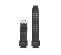 HASGTFM Silicone Rubber Watch Strap Resin Convex Joint Black Watchband Accessories Bracelet Fit For CASIO Fit For G-shock GW-9200 GW-9110 G-9200(B Black-S pin)