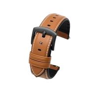 HASGTFM Silicone Strap Fit For Armani Ar1970 2447 2448 60013 60003 Series Band Fit For Huawei Universal Watch Accessories22(Brown white bk)
