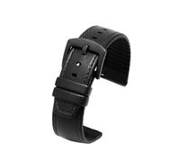 HASGTFM Silicone Strap Fit For Armani Ar1970 2447 2448 60013 60003 Series Band Fit For Huawei Universal Watch Accessories22(Black BK)