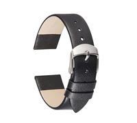 HASGTFM Soft Ultra-thin Leather Watch Straps Women Watchband 14mm 16mm 18mm 20mm 22mm Wrist Band Bracelet Pink(Nero,18mm)