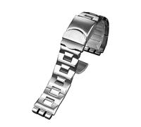 HASGTFM Solid Stainless Steel Watchband Fit For Swatch YGS740 YGS749G YIS401 YCS443 YVS451 Fit For IRONY Men's Strap 17mm 19mm 21mm Women's Bracelet(G20-silver,19mm)