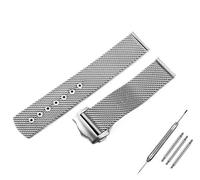 HASGTFM Stainless Steel Braided Watchband Mesh Band Folding Buckle 20mm Strap Fit For Omega Fit For Seamaster 300 007 AT150 Bracelet
