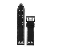 HASGTFM Strap Men's Simple 20mm22mm Fit For Hamilton Wrist Band(Black White black,22mm)