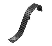 HASGTFM Universal Fit For Milanese Watchband Quick Release WatchBand Mesh Stainless Steel Strap Wrist Belt Fit For Seiko Fit For IWC Fit For Tissot Fit For Mido ArmaniBracelet(Nero,21mm)