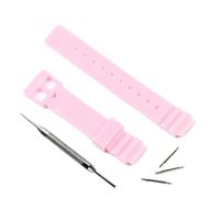 HASGTFM Watch accessories resin strap pin buckle Fit For Casio LRW-200H rubber strap men's and women's waterproof bracelet watch band(Red)