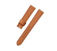 HASGTFM Watch Strap Suitable Fit For Hermes H Hour HH1.210/201 16mm Leather Watchband Women Bracelet Top Layer Leather(Yellowish brown,20mm)