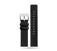HASGTFM WatchBand Fit For Hamilton Fit For Field H70605731 H70605993 Fit For Seiko Sports Watch Strap 18mm 20mm 22mm Army Green Nylon Canvas Bracelet(Black steel buckle,20mm)