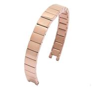 HASGTFM Womens Simple Concave Stainless Steel Bracelet 10mm Watchband Fit For CK K8G236 K8G231 K8G235 K8G23146 Stainless Steel Watch(Steel rose gold)