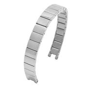 HASGTFM Womens Simple Concave Stainless Steel Bracelet 10mm Watchband Fit For CK K8G236 K8G231 K8G235 K8G23146 Stainless Steel Watch(Steel strip Silver)