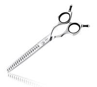 HASHIMOTO Chunker Scissors for Dog Grooming, Texturizing and Cat Grooming, 19 Teeth, 7.0 Inch, Light Weight