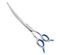 HASHIMOTO Dog Grooming Scissors, Curved Scissors for Dog Grooming, 7.5 inch, 30 Degree of Curved Blade,Light Weight, Pet Shears for Trimming Face and Paws.