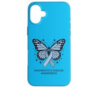 Hashimoto’s Awareness Walk Butterfly Ribbon Support Case for iPhone 16 Plus