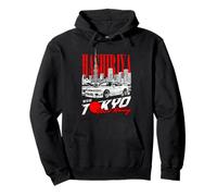 Hashiriya Tokyo Street Racing JDM Turbo Car Night Pullover Hoodie
