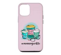 Hashtag Manager Life Girl Boss I Love Coffee #managerlife Case for iPhone 12/12 Pro