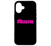 Hashtag Realtor Shirt Pink Realtor Shirt Real Estate Case for iPhone 16