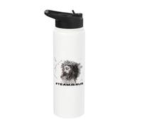 Hashtag Team Jesus Portrait Ink Stainless Steel Insulated Water Bottle