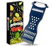 hasiera The Grünzeug Guru 6-in-1 Vegetable Slicer & Peeler - Vegetable Slicer, Julienne Cutter, Grater Stainless Steel & Potato Peeler, Ideal for Fruit & Vegetables