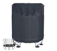Hasihendy Foldable Waterproof Trampoline Cover, Kids Trampoline Sun Shield Cover, Outdoor Garden Jump Mad Rain Protector, Canopy With Windproof Strap, For Jumping Beds