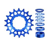 Hasihendy Single Speed Front Sprocket - 16T/18T Wheel Gear Shift Attachment,Cycling Speed Sprocket,for Mountain Road Biking City Street Outdoor Adult Beginner Youth Kids