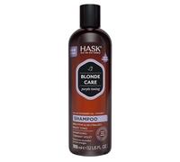 HASK Blonde Care Purple Toning Shampoo, for all shades of blonde, colour safe - 1 355mL Bottle
