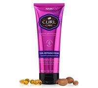 HASK Curl Care Curl Defining Cream for curly hair, vegan formula, cruelty free, color safe, gluten-free, sulfate-free, paraben-free - 1 198 ml Tube