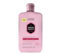HASK Keratin Smoothing Deep Conditioner Treatment for all hair types, colour safe, gluten-free, sulfate-free, paraben-free - 1 236mL Bottle