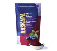Haskapa | Superberry Powder | Made with 100% Natural Vegan Whole Haskap Berries | High in Vitamin C + Antioxidants | Gluten Free | Superfood Made from Freeze Dried Berries | (30 Day Supply)