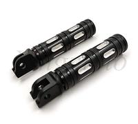 HASkulle AfterMokit Replacement Edge Cut Front Footpegs for Harley Softail Breakout FXBR Softail Breakout 114 FXBRS 2018 2019 2020 Black