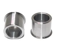 HASkulle AfterMokit Replacement Wheel Bearing Reducers 1 inch to 3/4 inch Wheel Axle Reducer Spacers for Harley Custom Bikes Chopper Bobber Raw