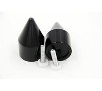 HASkulle Spike Bar Ends for Yamaha Yzfr6 2006-2012 Yzfr1 1998-2012 Fjr-1300 2003-2010 Bk