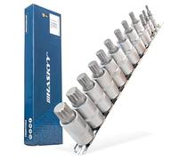 HASKYY XZN Multi-Tooth Socket Set M4 M5 M6 M8 M9 M10 M11 M12 M13 M14 M16 M18 12 Pack