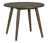 Haslev - Symphony 02 Coffee Table Ø63 cm, Dark oiled Oak - Smoked Oak