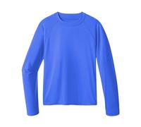 HASMES Kids Boys Swim Vest Rash Vest Long Sleeve Rash Guard UPF 50+ Sun Protection Swimming Top Quick Dry 6-15 Years, Sky Blue 8-9 Years