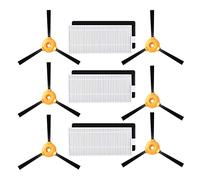 HASMI 3PCS Hepa Filter + 3PCS Sponge Filters + 6PCS Side Brush Fit For Ecovacs Deebot N79S N79 Robot Vacuum Cleaner Replacement Parts