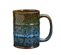 HASMI Large Coffee Mug, Creative Oil Barrel Porcelain Mug 600ML Kiln Change Beer Mugs Coffee Cups Ceramic Large-Capacity Durable Personal Water Tea Cup Tea Cup