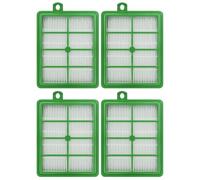 HASMX Hepa Filter Replacement for Electrolux Vacuum Cleaner EL4021A EL4040A EL4042A EL4050B EL4100A EL4101A EL4103A, Replaces Part Numbers EL012, EL012A, S-filter HEPA Vacuum Filter, Green (4-Pack)