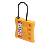 Hasp Tagout Stop Lockout Nylon ABS 4 Hole Insulated Loto Lock for 3-6mm Keyholes Hasp Tagout Stop Lockout Insulated Stop Lockout Loto Hasp Lockout Tagout Hasp 4 Hole Loto Hasp