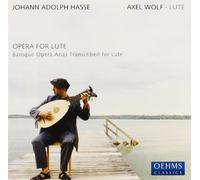 HASSE,JOHANN ADOLPH - Opera Arrangements for Lute