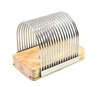 Hasselback Potato Slicing Rack Cutter Onion And Tomato Slicing Rack Vegetable Cutter Practical Kitchen For Barbecue Cooking Gift For Cook Gift For Mather ToE11 (Silver, One Size)