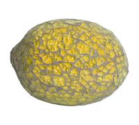 hasselt decorative mosaic glass lemon in yellow