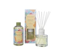 Hassett Green London - Endless Ocean Reed Diffuser & Refill Set - 100ml Glass Diffuser with 8 Fibre Reed Sticks + 250ml Fragrance Oil Refill