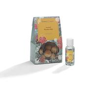 Hassett Green London - Enlighten - Scented Wooden Balls Pack of 12 plus 30ml Bottle of Home Fragrance Oil for Refreshing - Alternative to Pot Pourri, Diffusers, Sachets and Drawer Liners