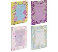 Hassett Green London Four Pack Scented Drawer Liners - Honeysuckle & Jasmine - Lilac & Lavender - Sensual Sensuelle - Natural Cotton - 6 Sheets size 600 x 400 In Every Box