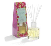 Hassett Green London Fragrance Oil Reed Diffuser - 100ml Glass Bottle with 8 Fibre Reeds - Summer Raspberry