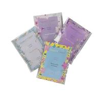 Hassett Green London - Handmade Large Scented Sachets - Four Pack - Honeysuckle & Jasmine, Lilac & Lavender, Natural Cotton, Sensual Sensuelle - For Wardrobes & Drawers