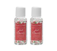Hassett Green London Just Cherry Fragrance Oil - 2 x 30ml Glass Bottles - Suitable for Ultrasonic Diffusers Humidifiers & More