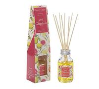 Hassett Green London - Just Grapefruit Fragrance Oil Reed Diffuser 100ml - Long Lasting Home Indoor Fragrance with 8 Rattan Reeds