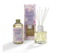 Hassett Green London - Sensual Sensuelle Lavender & Rose Reed Diffuser Set - 100Ml Diffuser + 250Ml Refill With Fibre Reeds