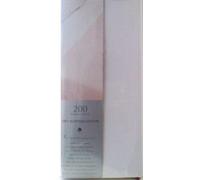 HASSTEX Flat Sheet With 200 Thread Count 100% Egyptian Cotton Available in 14 Colors(White-Single)